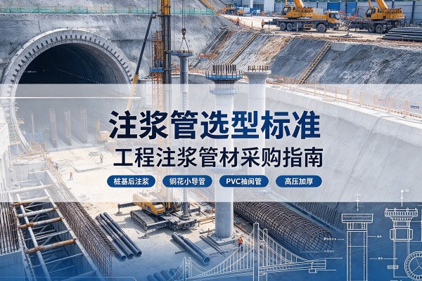 抚远注浆管选型标准