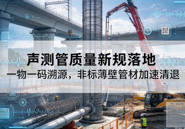 抚远声测管质量新规落地，一物一码溯源，非标薄壁管材加速清退